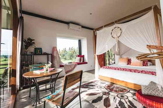 Уникальный современный дизайн, 1BR, потрясающий вид на джунгли Ubud