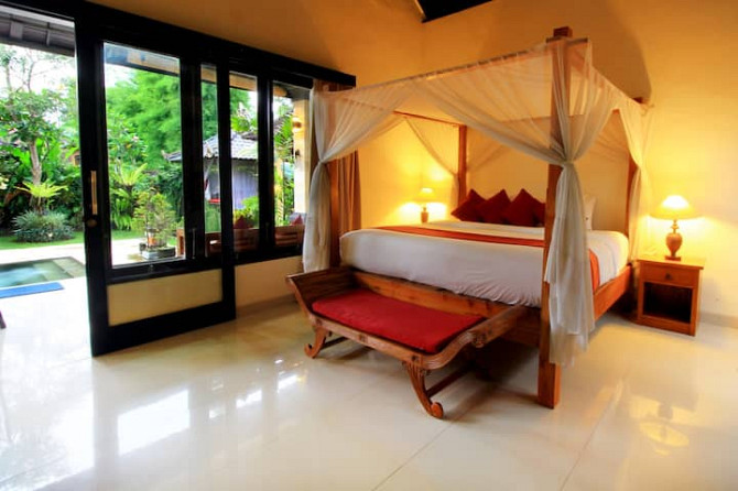 Расслабляющая, частная вилла 2 BR, Wifi, бассейн и кондиционер. Ubud - photo 4