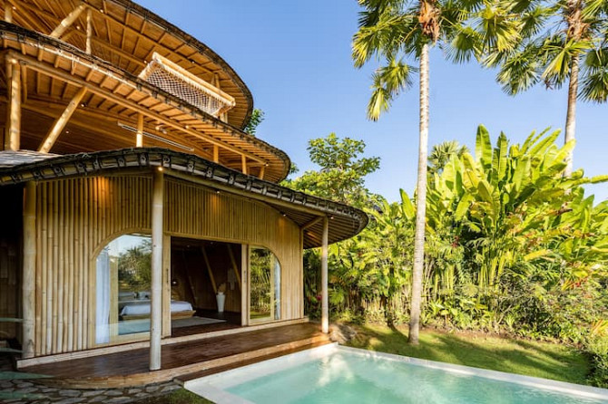 Вилла Six-Bamboo Villa in Eco Six Bali Resort Ubud - изображение 2